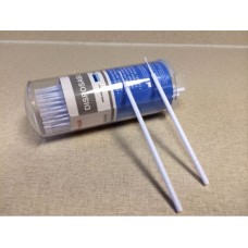 100 pcs Disposable Micro Applicator Microbrush Bendable Regular Blue. US SELLER